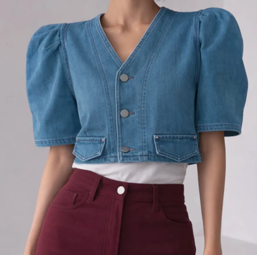 TESSUTO DENIM TRATTATO AZZURRO 063