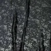 TESSUTO DEVOREH NERO FANTASIA FLOREALE