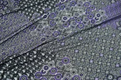 TESSUTO DOPPIO MAGLINA E TULLE VIOLA