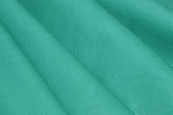TESSUTO ECOPELLE EFFETTO VINTAGE COLORE VERDE ACQUA