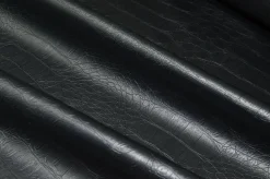TESSUTO ECOPELLE PITONATO NERO