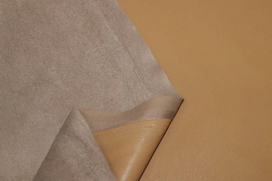 TESSUTO ECOPELLE STRETCH BEIGE