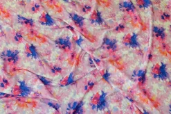 TESSUTO FANTASIA EFFETTO ACQUERELLO ROSA