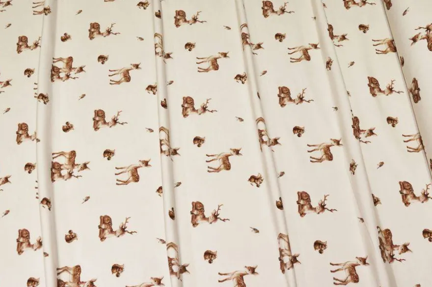 TESSUTO FELPA BIELASTICA IN COTONE FANTASIA BAMBI