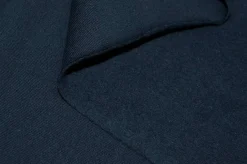 TESSUTO FELPA GARZATA BLU