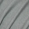 TESSUTO FELPA PURO COTONE GRIGIO CHIARO