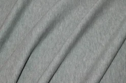 TESSUTO FELPA PURO COTONE GRIGIO CHIARO