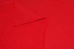 TESSUTO FELPA PURO COTONE ROSSA