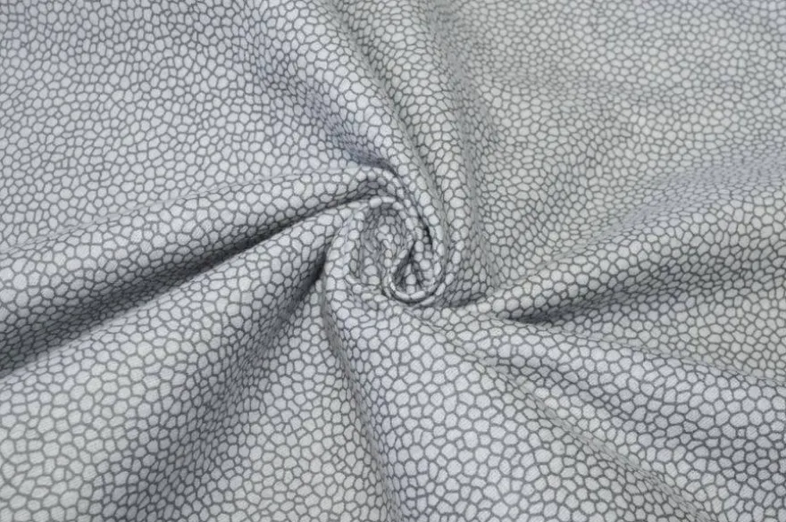 TESSUTO FLANELLA LENZUOLA MICROFANTASIA GRIGIO
