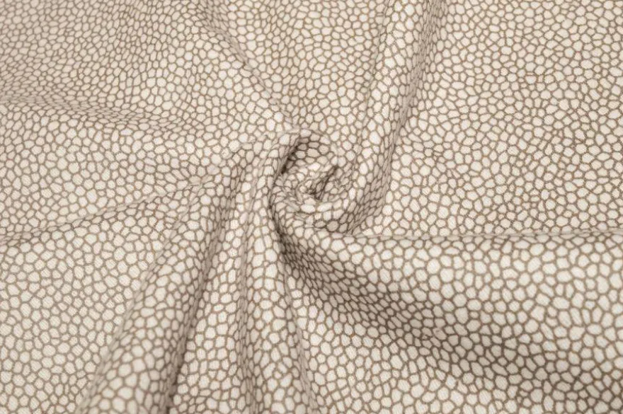 TESSUTO FLANELLA LENZUOLA MICROFANTASIA BEIGE