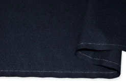 TESSUTO FLANELLA PURA LANA BLU NAVY
