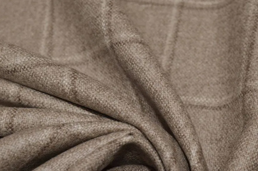 TESSUTO FLANELLA PURO CASHMERE FINESTRATO BEIGE