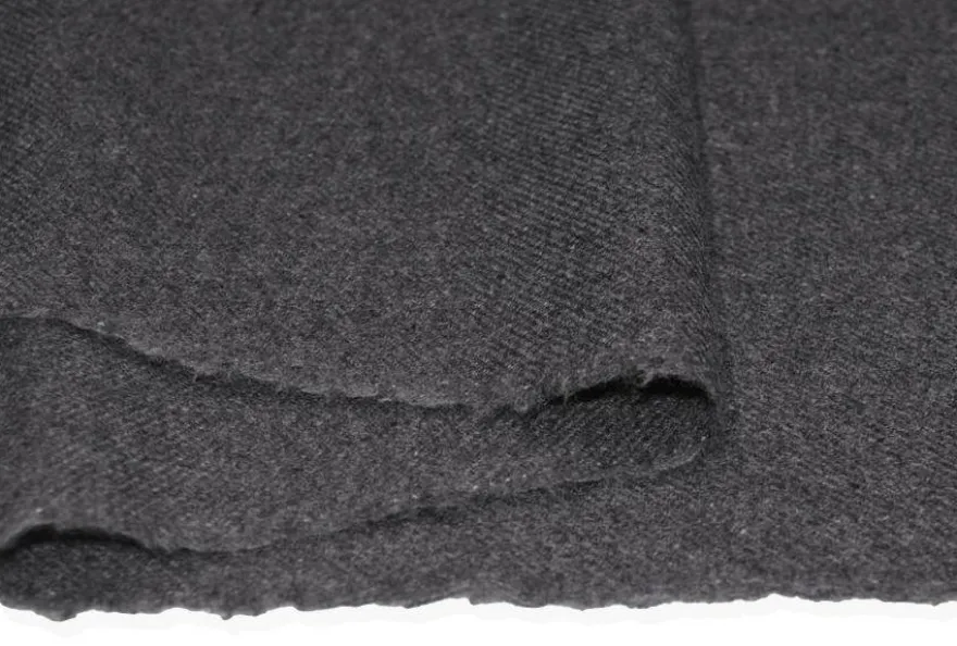 TESSUTO FLANELLA PURO CASHMERE GRIGIO MEDIO