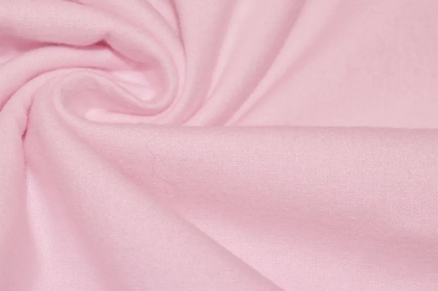 TESSUTO FLANELLA PURO COTONE PER LENZUOLA ROSA