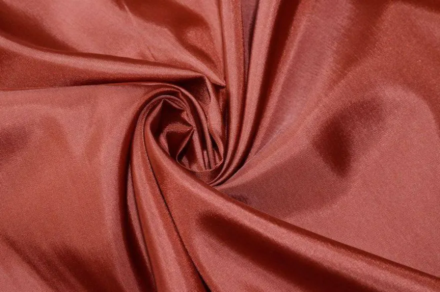 TESSUTO FODERA PIUMA COLOR TERRACOTTA