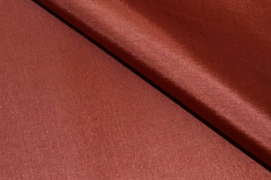 TESSUTO FODERA PIUMA COLOR TERRACOTTA