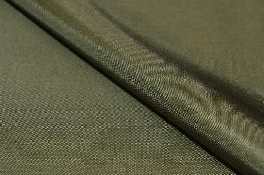 TESSUTO FODERA PIUMA VERDE MILITARE