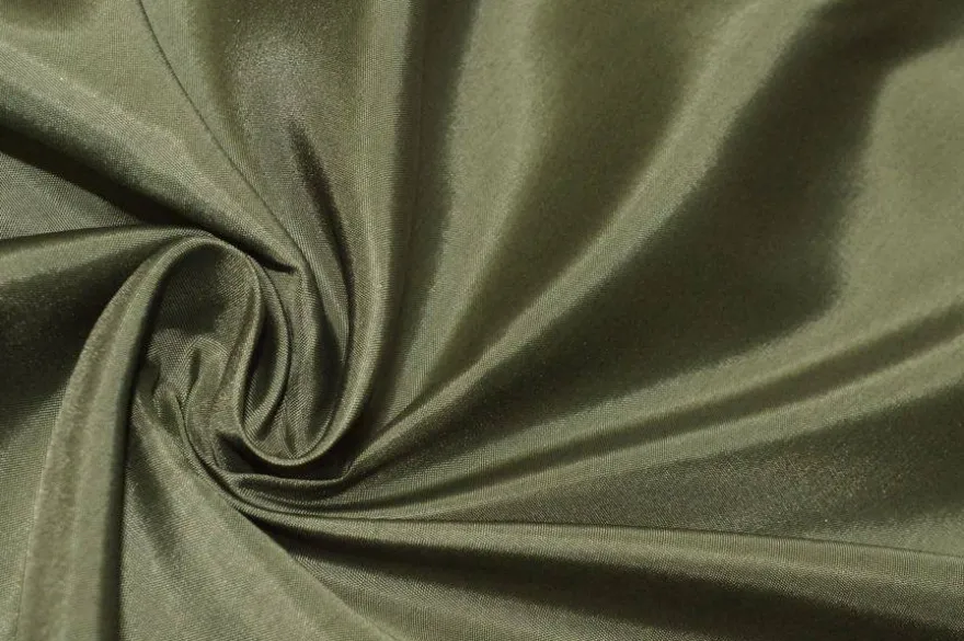 TESSUTO FODERA PIUMA VERDE MILITARE