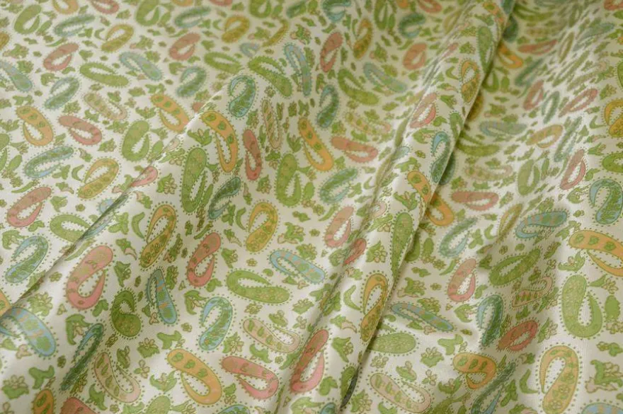 TESSUTO FODERA SAGLIA FANTASIA CASHMERE VERDINO