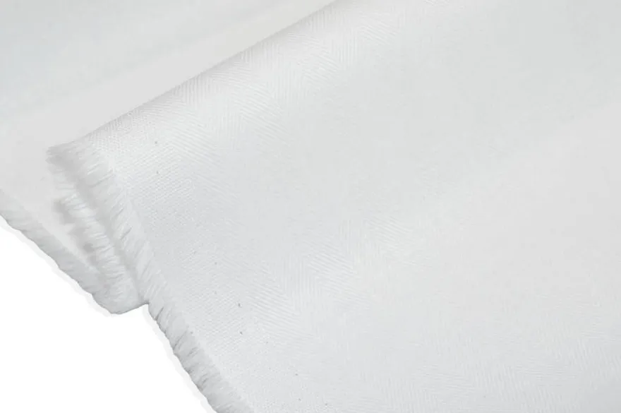 TESSUTO FODERA TASCHE PURO COTONE SPINATINO BIANCO