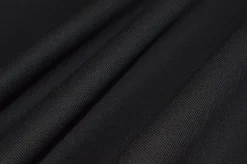 TESSUTO GABARDINE COTONE STRETCH ROBUSTO NERO