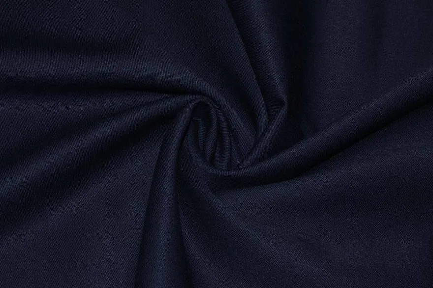 TESSUTO GABARDINE MISTO LANA STRETCH BLU