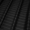 TESSUTO GABARDINE PURA LANA MADE IN ENGLAND GESSATO NERO