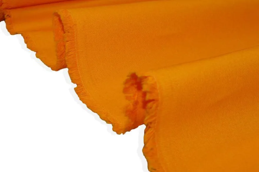 TESSUTO GABARDINE PURO COTONE GIALLO