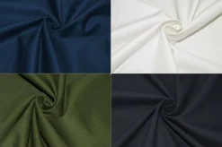 TESSUTO GABARDINE PURO COTONE UNITI
