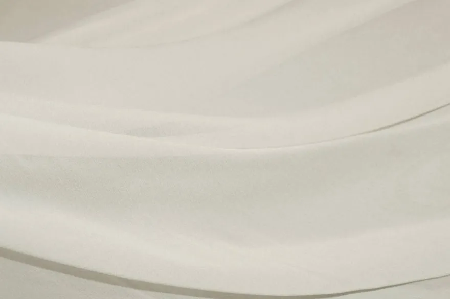 TESSUTO GEORGETTE MISTO SETA COLOR NATURALE
