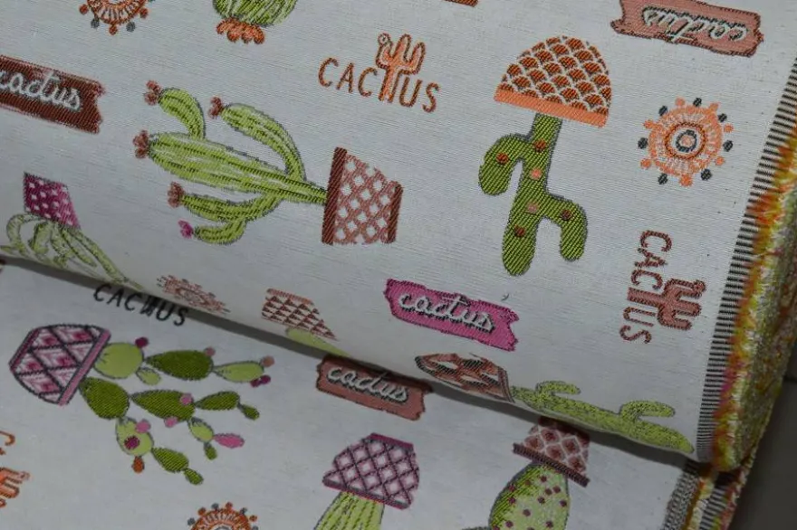 TESSUTO GOBELIN FANTASIA CACTUS