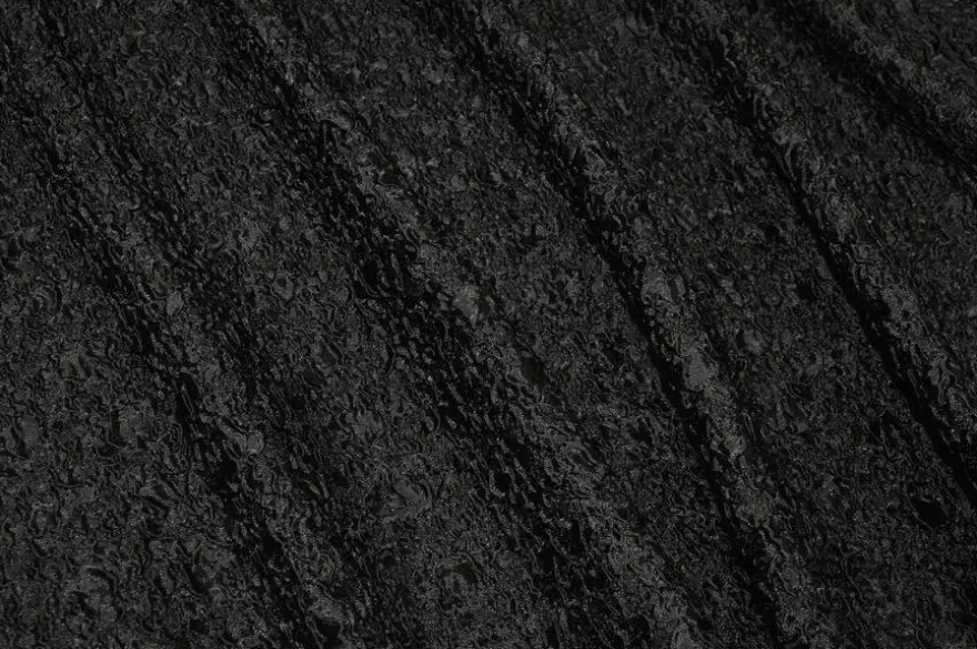 TESSUTO GOFFRATO STRETCH NERO
