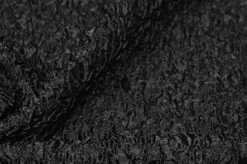 TESSUTO GOFFRATO STRETCH NERO