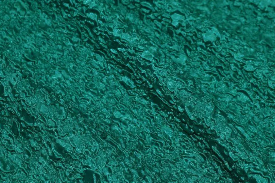 TESSUTO GOFFRATO STRETCH VERDE