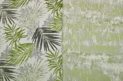 TESSUTO JACQUARD COORDINATO PALMA VERDE