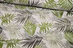 TESSUTO JACQUARD COORDINATO PALMA VERDE