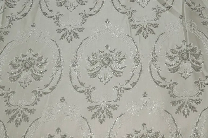 TESSUTO JACQUARD LUREX ARGENTO 4867