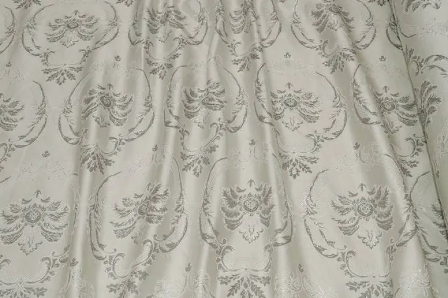 TESSUTO JACQUARD LUREX ARGENTO 4867