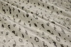 TESSUTO JACQUARD MISTO ACETATO VISCOSA GRIGIO