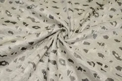 TESSUTO JACQUARD MISTO ACETATO VISCOSA GRIGIO