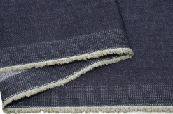 TESSUTO JEANS IN COTONE STRETCH BLU
