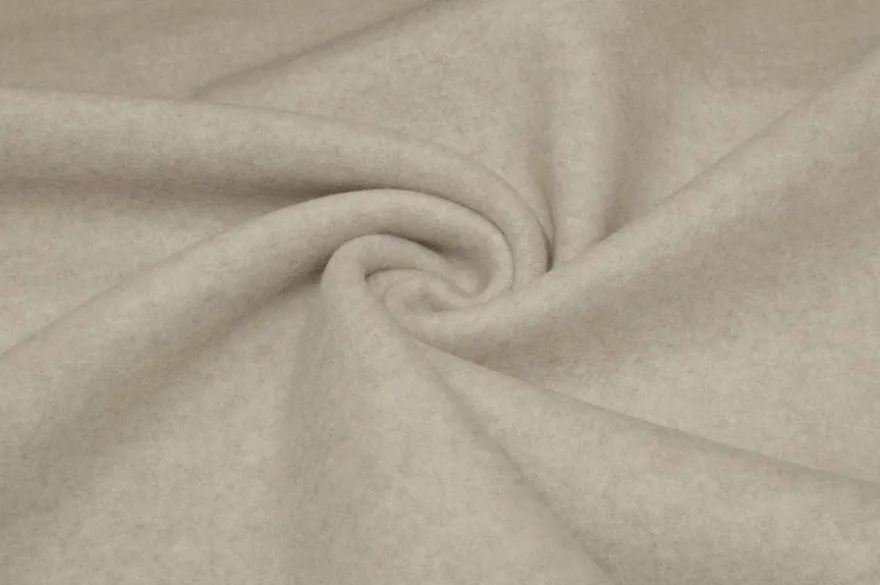 TESSUTO JERSEY DOUBLE MISTO CASHMERE BEIGE/NOCCIOLA