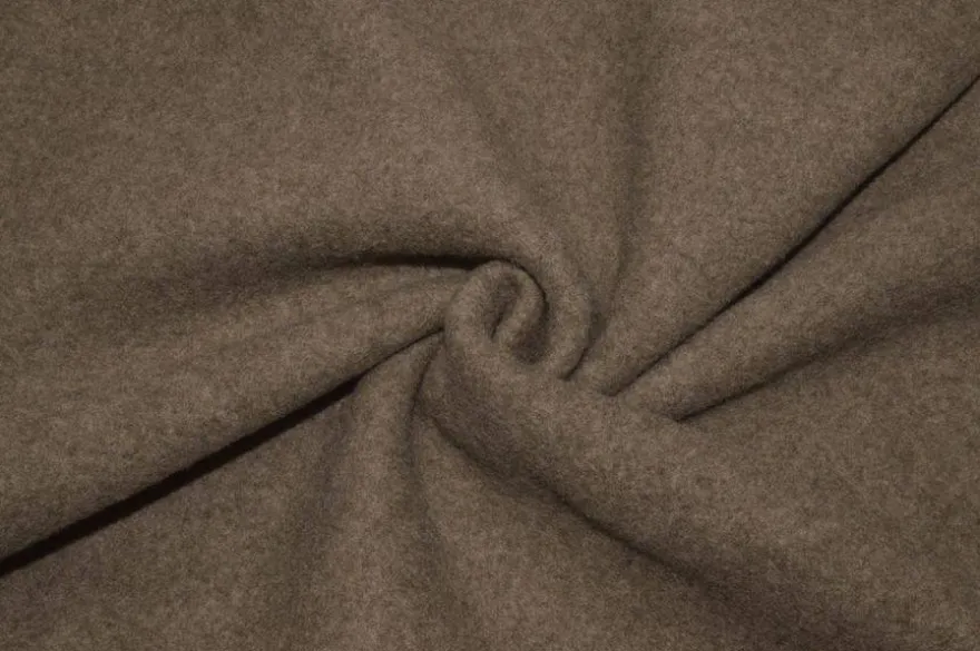 TESSUTO JERSEY DOUBLE MISTO CASHMERE BEIGE/NOCCIOLA