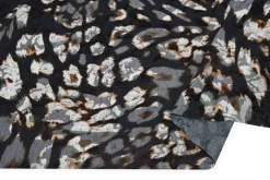TESSUTO JERSEY IN CINIGLIA DEVOREH FANTASIA ANIMALIER