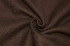TESSUTO JERSEY MISTO LANA COTONE SENAPE MARRONE