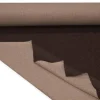 TESSUTO JERSEY MISTO LANA COTONE MARRONE BEIGE