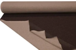 TESSUTO JERSEY MISTO LANA COTONE MARRONE BEIGE