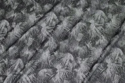 TESSUTO JERSEY MISTO LINO COTONE FANTASIA GRIGIA