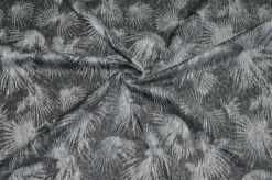 TESSUTO JERSEY MISTO LINO COTONE FANTASIA GRIGIA