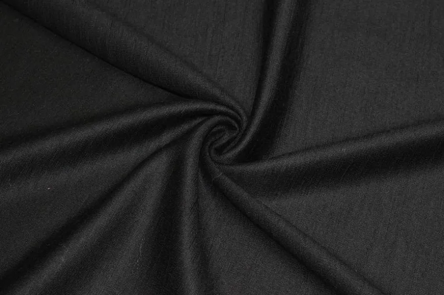 TESSUTO JERSEY PUNTO MILANO PURA LANA NERA